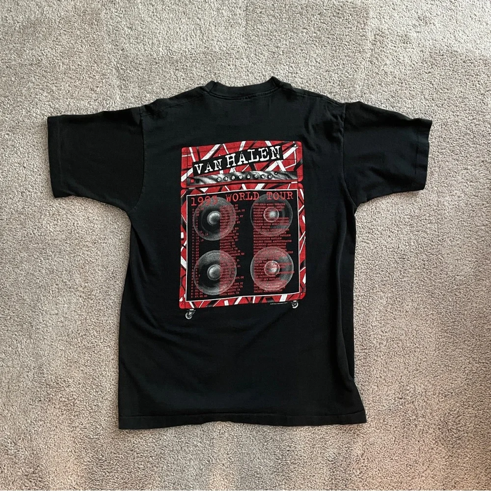 Vintage Van Halen 1993 Live World Tour Concert T-Shirt / size Large - Picture 5 of 5